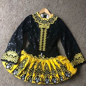 Yellow Irish Dance Dress